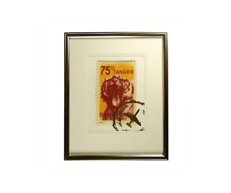 Tranh Postage Stamp Tangier Tiger