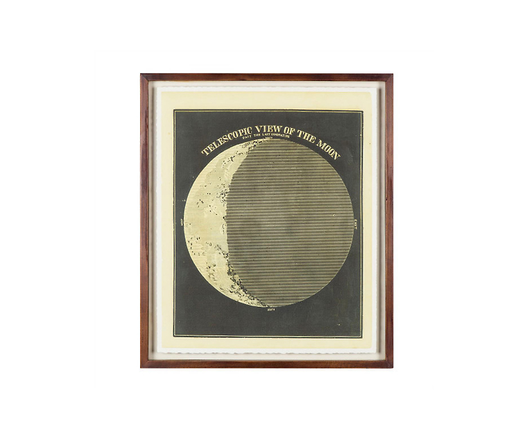 Tranh Telescopic View Of The Moon Circa 1872